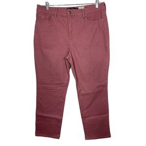 Gloria Vanderbilt Amanda Jeans Classic Rise Tapered Leg Size 16 Camelia